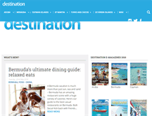 Tablet Screenshot of destination-magazines.com